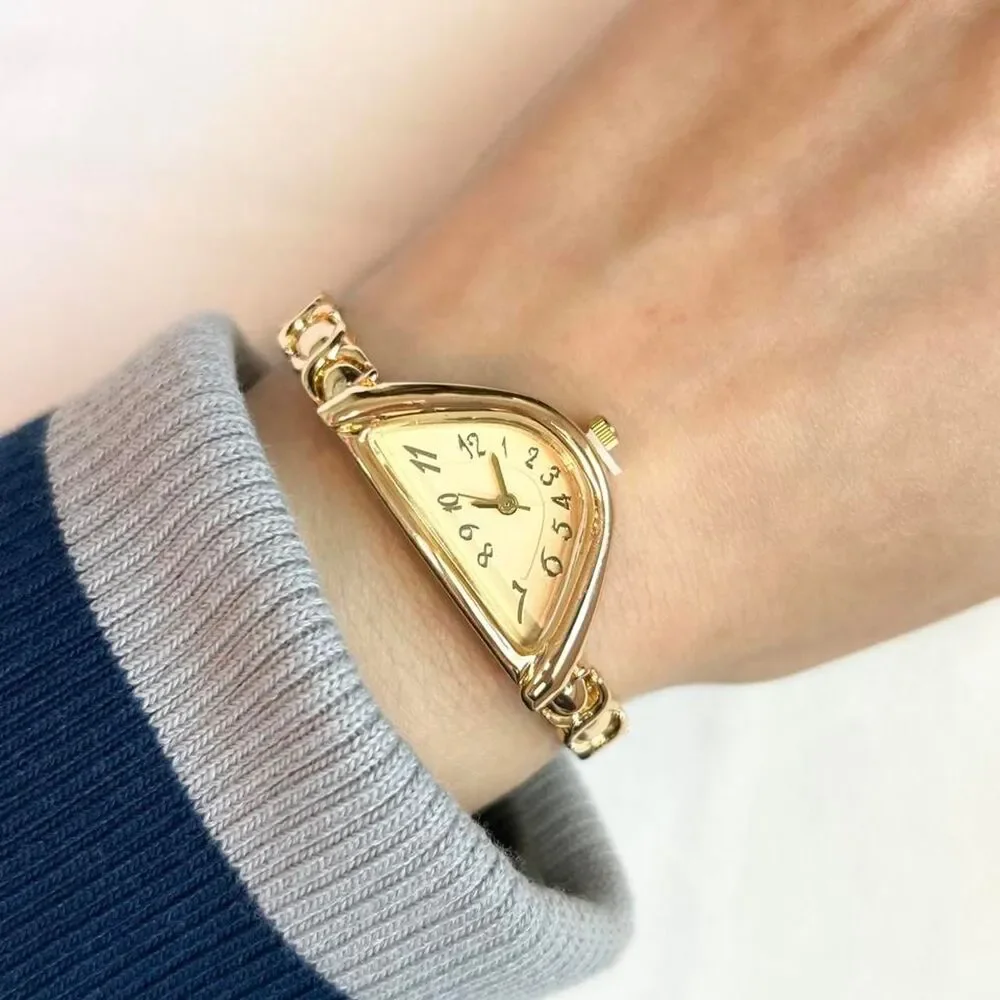 Vintage Inspired Luxury Gold Tone Watch